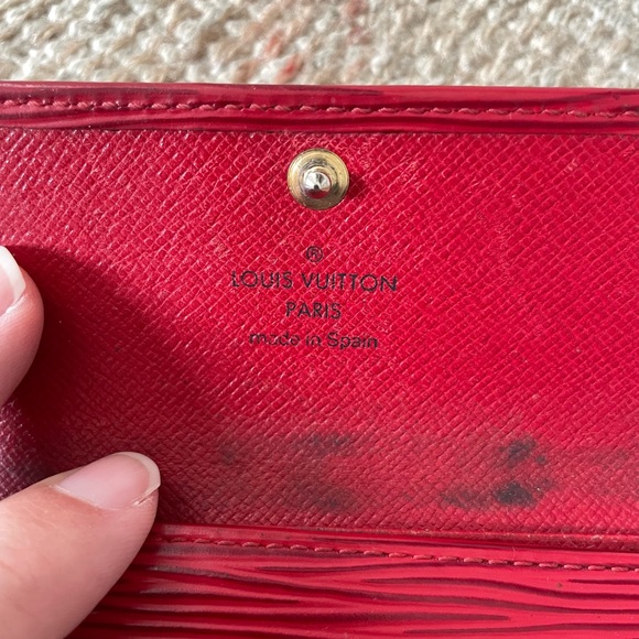 Set of 2 Louis Vuitton card key holders used authentic - Picture 4 of 14